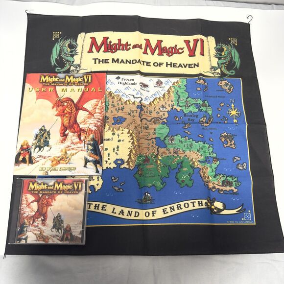 Vintage Might and Magic VI VII VIII PC CD-ROM Lot Prima Guides Games Manuals Map - Picture 6 of 12